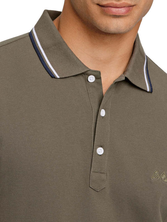 Polo Short Sleeve Blouse Olive