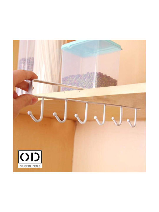 Suport De Cană Inox 26.5x3x1.5 Cm Albă