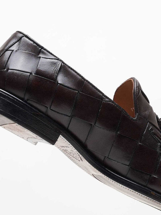 Men's Leather Moccasins Brown