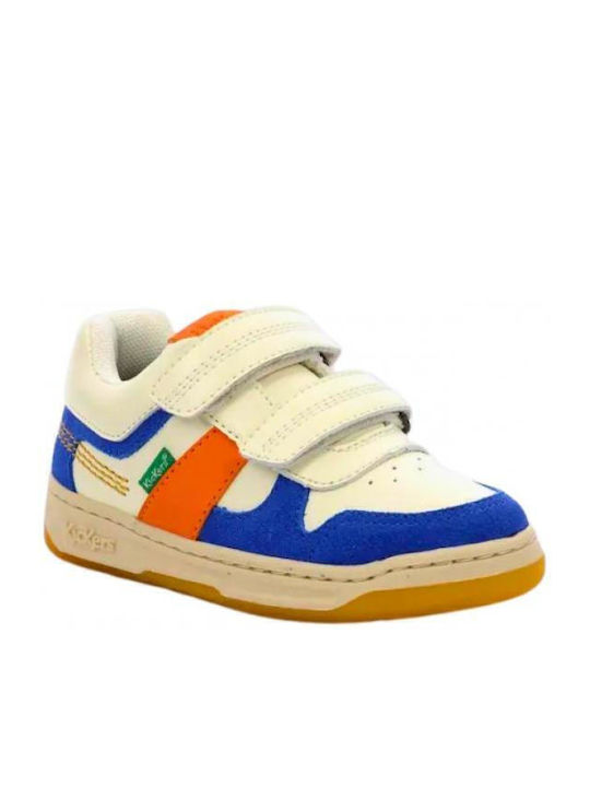 Kids Sneakers with Scratch White