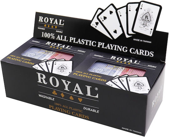 AS Royal Canasta Set Pachet de cărți 2 bucăți Plastică pentru Poker