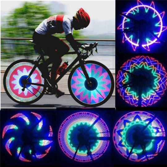 Lumina dinamică Rgb Led Bike Light, compatibilitate universală, Premium, 16 Smd, oferte originale