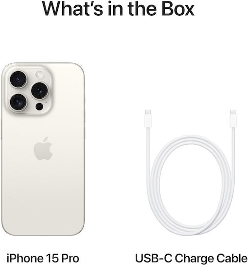 Apple iPhone 15 Pro (8GB/1TB) White Titanium