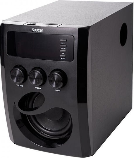 Difuzoare Fără Fir Difuzoare de Calculator 2.1 cu Bluetooth și Putere 20W în Negru Culoare