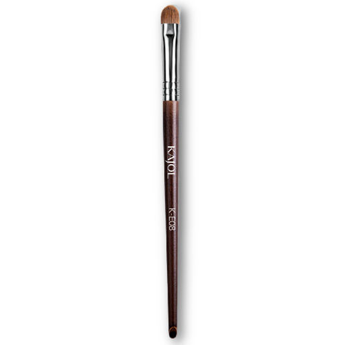 Pensula Profesionala Aplicator Plat Sintetic Pentru Ochi, Dimensiune Medie, K-e08, Kajol Beauty