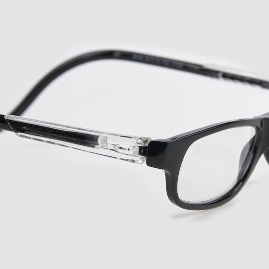 Reading Glasses +2.00 with Magnet in Black color AG-A008