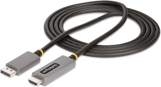 StarTech Cable DisplayPort male - HDMI male 2m Μαύρο (133DISPLAYPORTHDMI21)