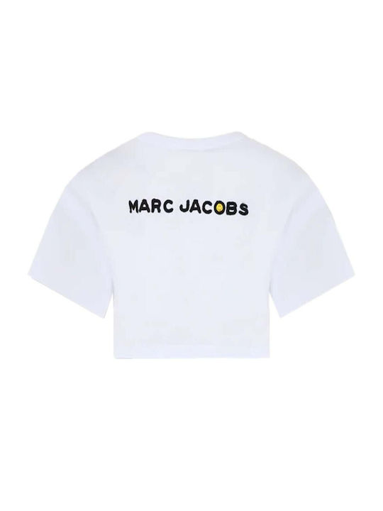 Marc Jacobs Bluză pentru copii Cu mânecă scurtă Albă