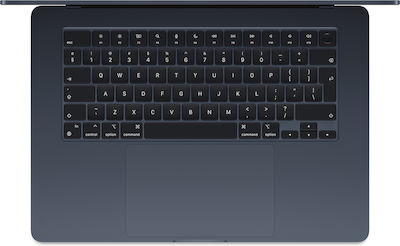 Apple MacBook Air 15" (2024) 15.3" Retina Display (M3-8-core/16GB/512GB SSD) La miezul nopții (Tastatură GR)