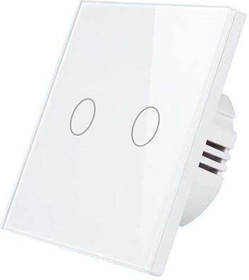 SmartWise Smart Switch 2 Καναλιών Wi-Fi, Bluetooth & ZigBee (με Ουδέτερο)