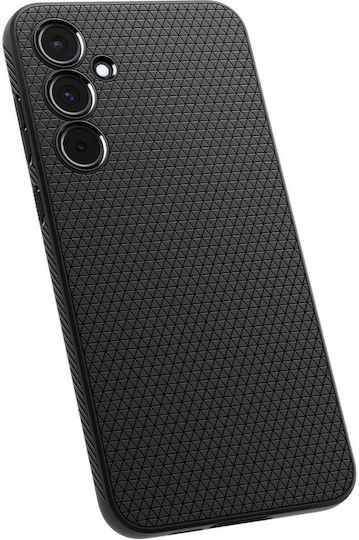 Spigen Liquid Air Back Cover Plastic / Silicone 0.3mm Black (Galaxy A55)
