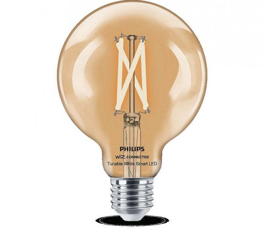 Philips Smart Λάμπα LED 7W για Ντουί E27 και Σχήμα G95 Θερμό Λευκό 806lm
