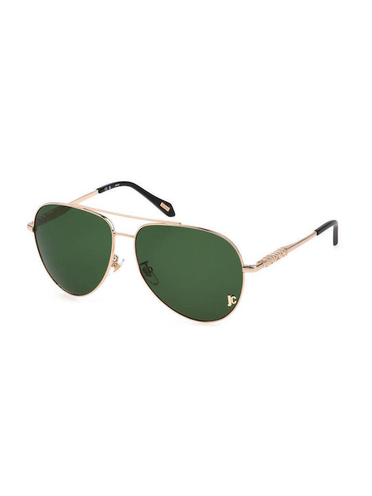 Just Cavalli Sonnenbrillen mit Gold Rahmen und Grün Linse SJC029 0349