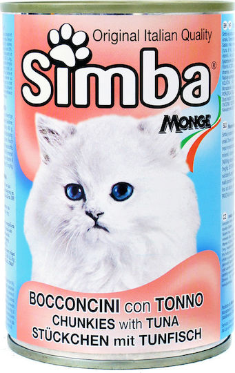 Simba Monge Υγρή Τροφή για Ενήλικες Γάτες σε Κονσέρβα με Τόνο 415gr
