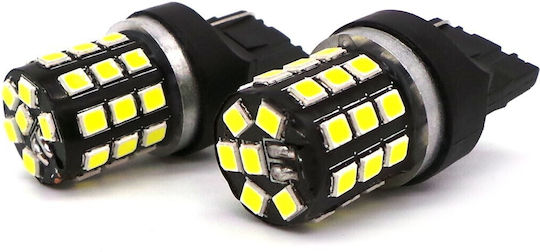 Лампи Автомобила W21W / DRL / W3x16d Canbus LED 5500К Хладно бяло 12V / 24V 1бр