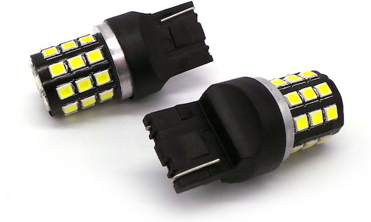 Лампи Автомобила W21W / DRL / W3x16d Canbus LED 5500К Хладно бяло 12V / 24V 1бр