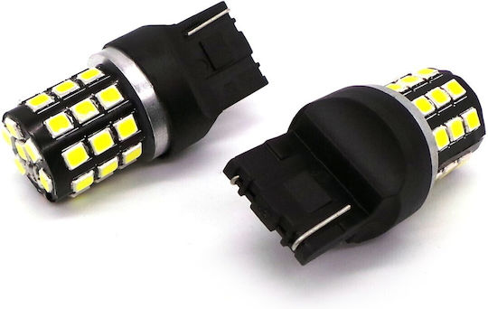 Лампи Автомобила W21W / DRL / W3x16d Canbus LED 5500К Хладно бяло 12V / 24V 1бр
