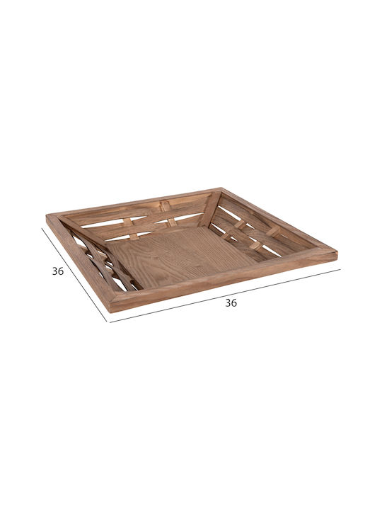 HomeMarkt Πλατώ Σερβιρίσματος Ξύλινο 20x20εκ.
