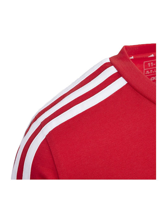 Kinder-T-Shirt rot Essentials 3-Stripes