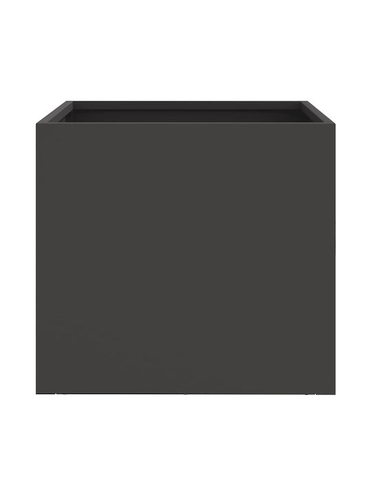 vidaXL Set 2 Jardiniere Plastice Negru