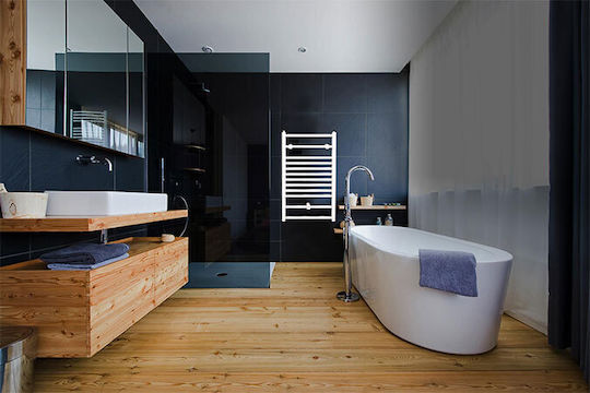 Altherm Towel Rail Bathroom 1400x400 White