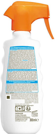 Garnier Sensitive Advanced Hypoallergenic SPF50 Waterproof Kids Sunscreen Spray for Face & Body 270ml