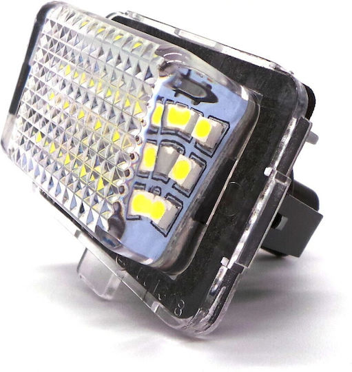 Светлини за регистрационната табела LED 12V за Mercedes-Benz SL / C Class / CL Class / CLS Class / E Class / CLA Class Mini Кабрио 2бр