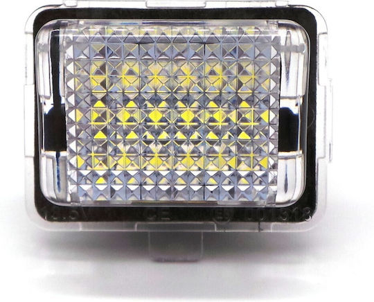 Светлини за регистрационната табела LED 12V за Mercedes-Benz SL / C Class / CL Class / CLS Class / E Class / CLA Class Mini Кабрио 2бр