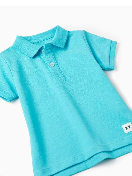 Zippy Kids' Polo Short Sleeve Light Blue