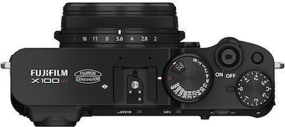 Fujifilm X100VIs Compact Camera 21.6MP with 3" Display 4096 x 2160 pixels