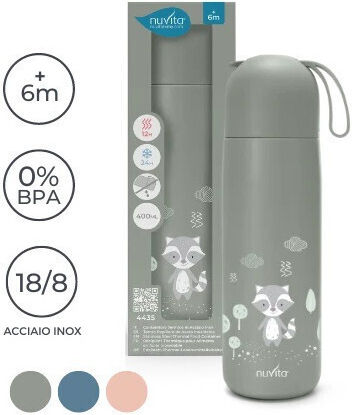 Thermos 4435 Nuvita 400ml, Salbei Grün