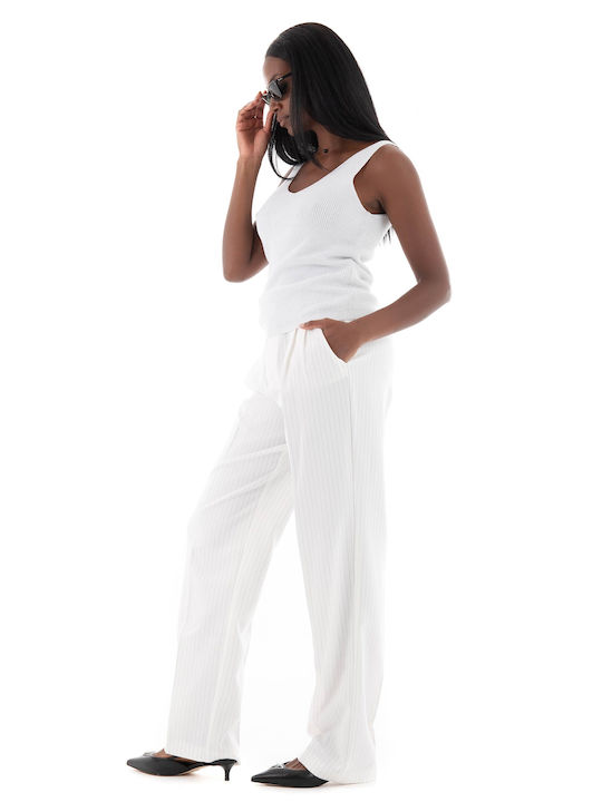 Vero Moda Women's Blouse Sleeveless White