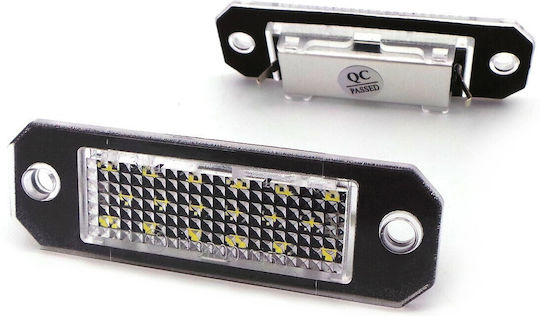 Светлини за регистрационната табела LED 12V за Volkswagen Количка / Пасат / Туран / Транспортьор / Пасат Вариант / T5 / T6 2бр