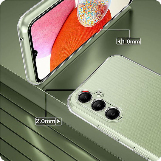 Tech-Protect FlexAir Back Cover Silicon Transparent (Motorola Moto G34 5G)