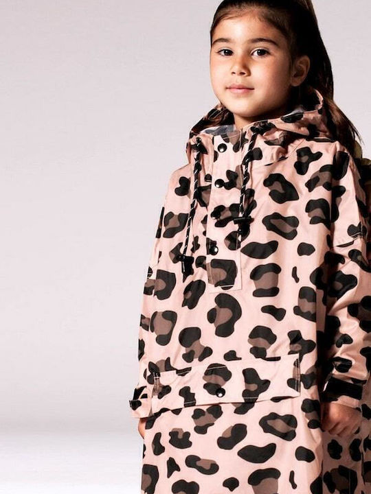 Waterproof Kids' Casual Jacket with Hood Multicolour