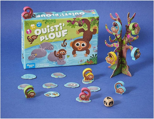 Επιτραπέζιο Παιχνίδι Monkey Splash για 2-4 Παίκτες 4+ Ετών (EN) Auzou