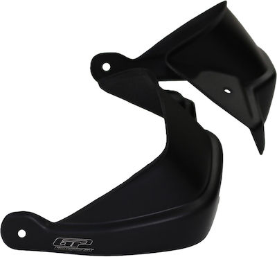 GP Kompozit Motorcycle Protective Hand Guards in Black Colour