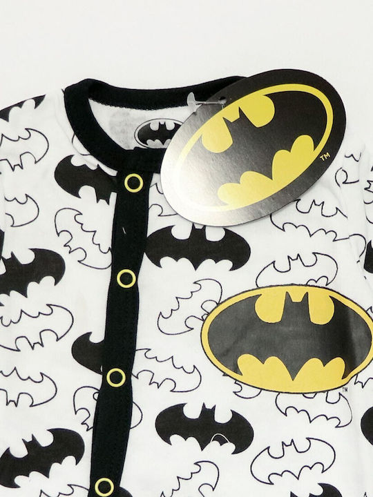 Superheroes Baby Bodysuit Set Long-Sleeved White