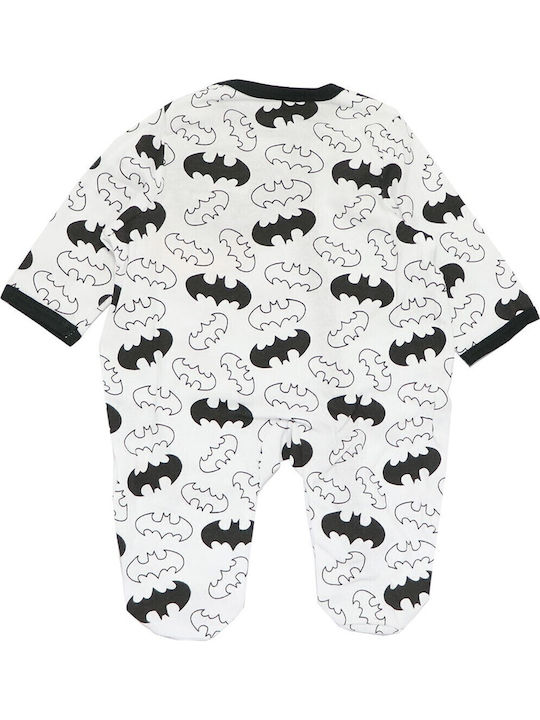 Superheroes Baby Bodysuit Long-Sleeved White