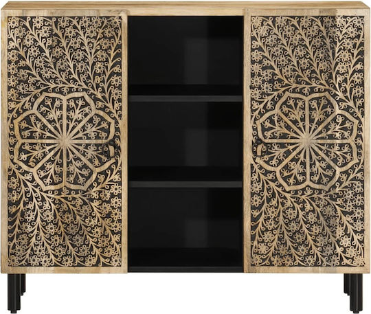Cabinet de depozitare din metal și lemn L90xW33xH75buc