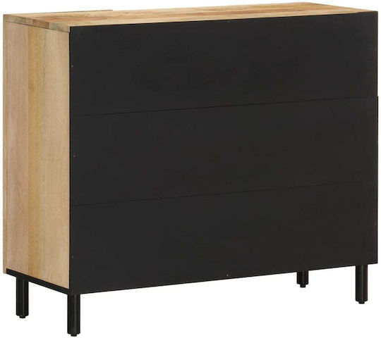 Cabinet de depozitare din metal și lemn L90xW33xH75buc