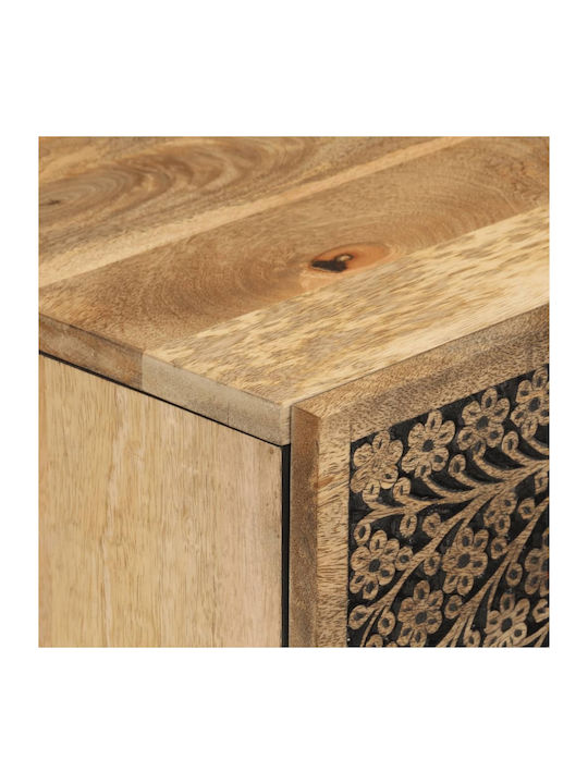 Cabinet Storage Made of Metal & Wood with 3 Drawers L60xW33xH75cm