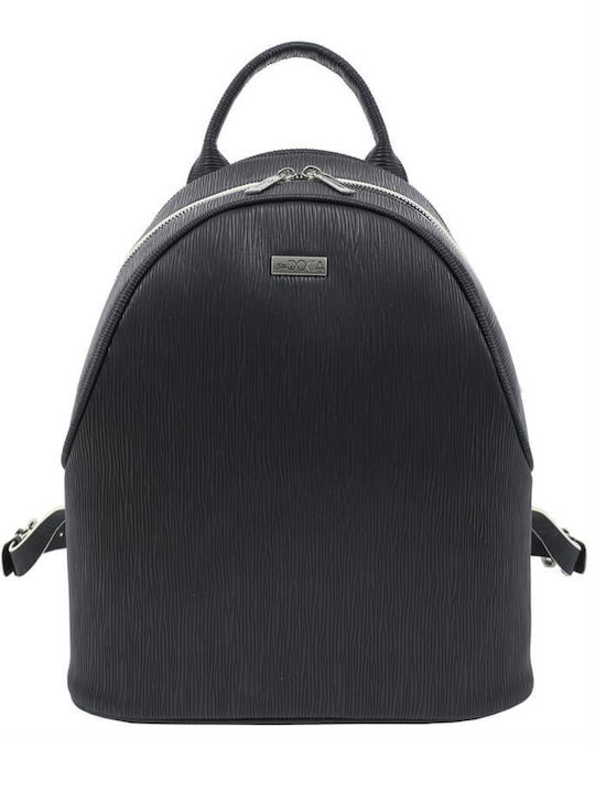 Doca Damen Tasche Rucksack Schwarz