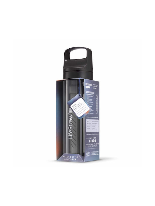 Lifestraw Παγούρι Πλαστικό με Φίλτρο 650ml Μαύρο