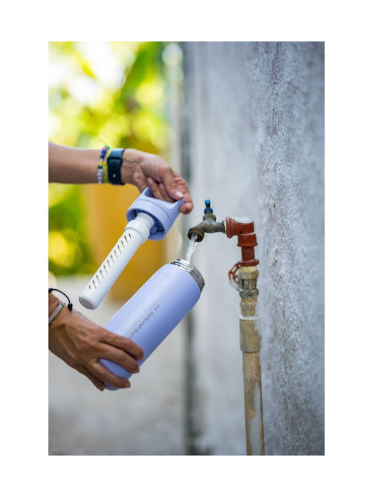 Lifestraw Παγούρι Ανοξείδωτο με Φίλτρο 530ml Μωβ Lifestraw Παγούρι Ανοξείδωτο με Φίλτρο 530ml Μωβ