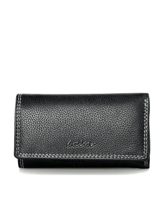 Suport Chei din Piele Lavor Unisex 1-7244 Negru