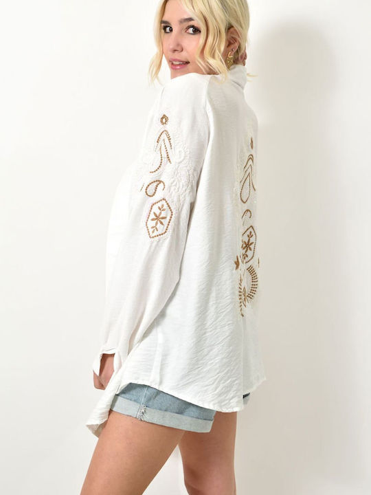 Damen Jacke white