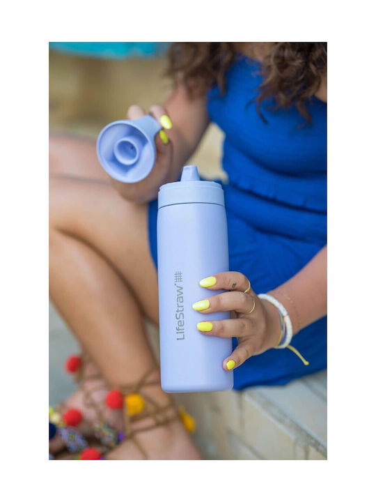 Lifestraw Παγούρι Ανοξείδωτο με Φίλτρο 530ml Μωβ