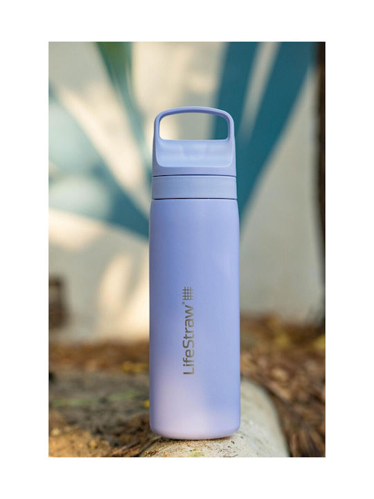 Lifestraw Παγούρι Ανοξείδωτο με Φίλτρο 530ml Μωβ
