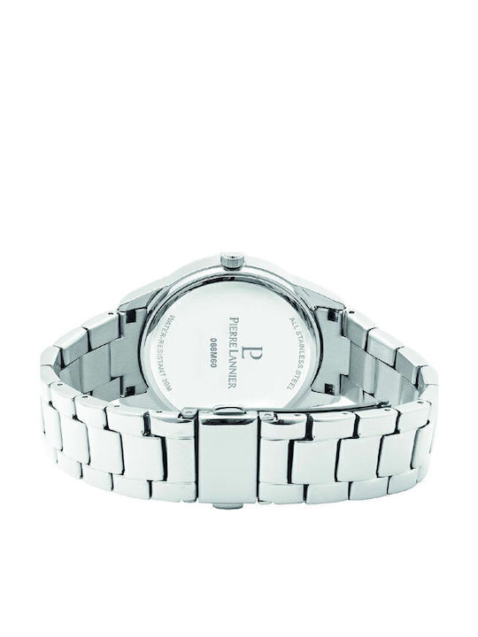 Pierre Lannier Women's Watch 35.5mm Battery with Silver Stainless Steel Strap